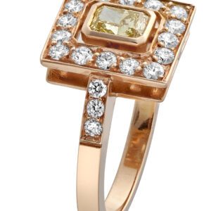 Bague - Diamant - Fancy Yellow