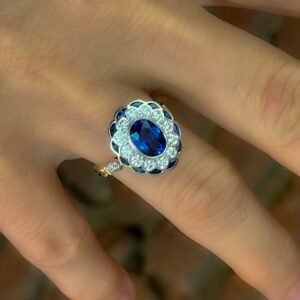 Bague - Saphir - Feston calibrée